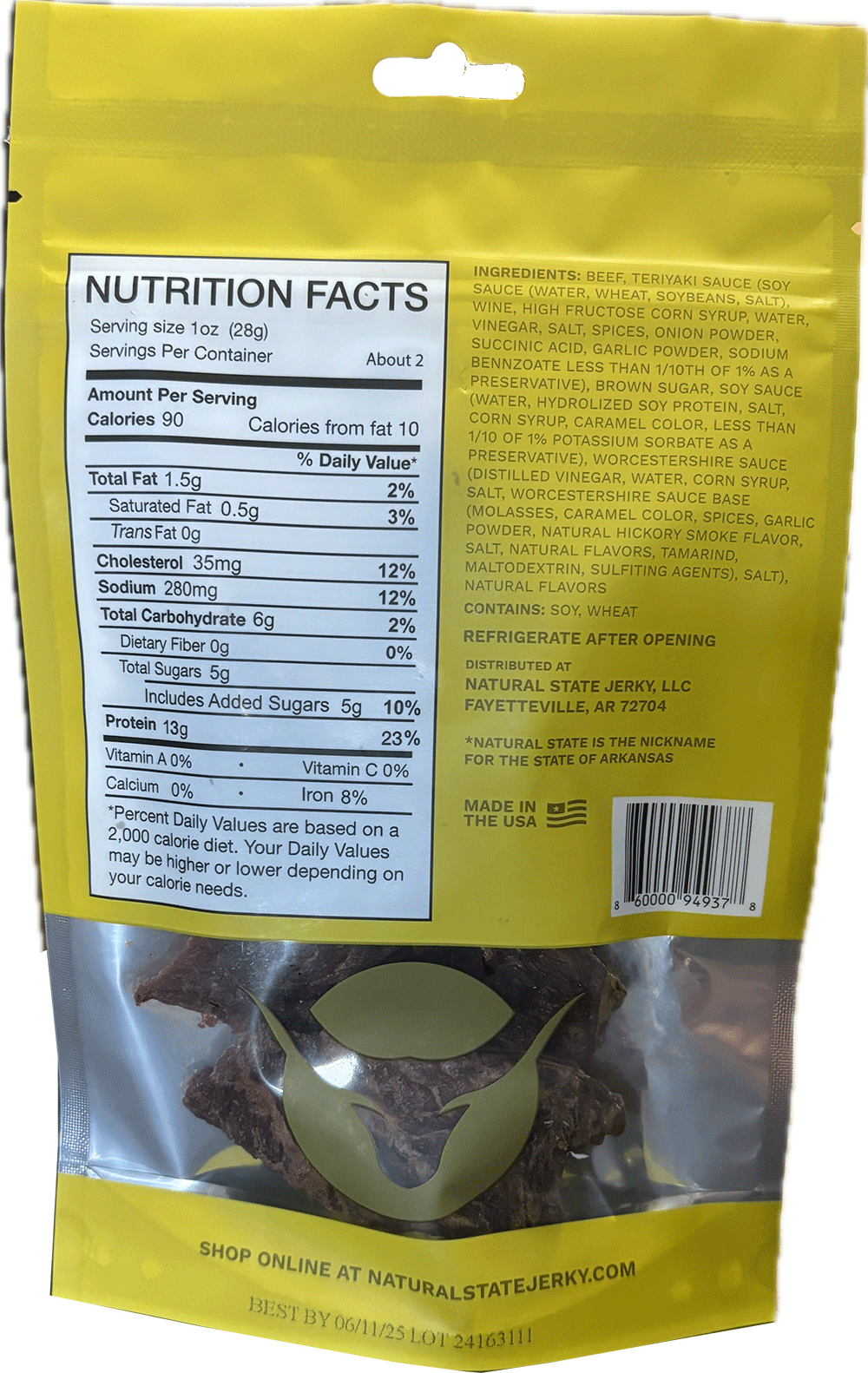 Teriyaki Beef Jerky