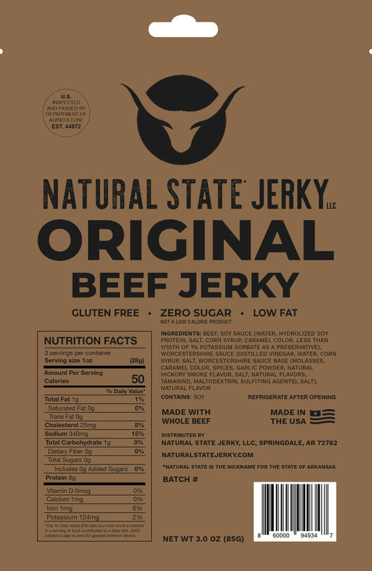 Original Beef Jerky 3oz